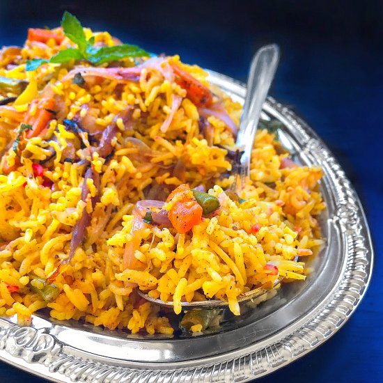 Restaurant Style Vegetable Biryani