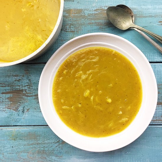 Leek, butter Beans and Chorizo Soup