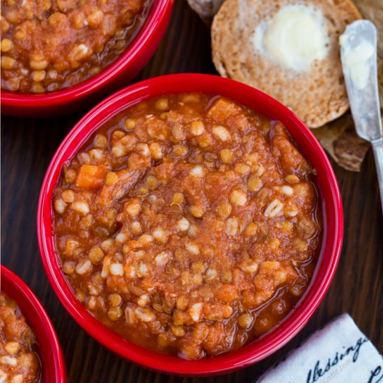 Best Vegan Lentil Vegetable Stew