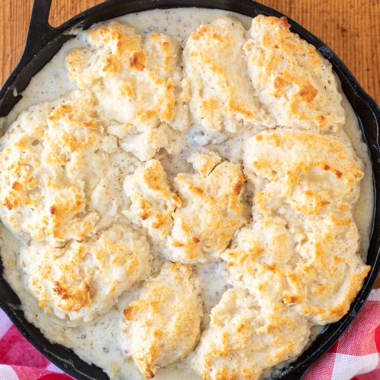 Biscuits and Gravy Skillet