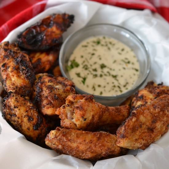 Air Fryer Chicken Wings (3 Ways)