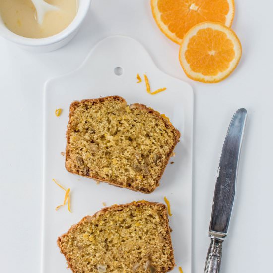 Orange Almond Loaf Cake