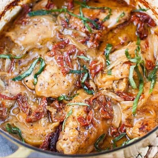 Sun-Dried Tomato Chicken Bake