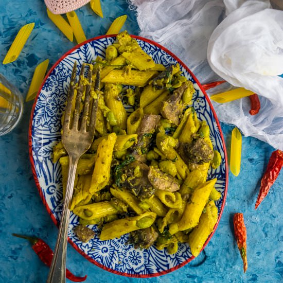 Turmeric & Nuts Pasta