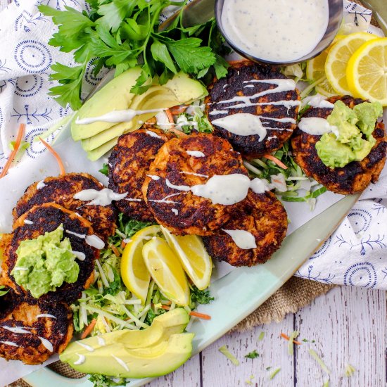 Blackened Salmon Cakes