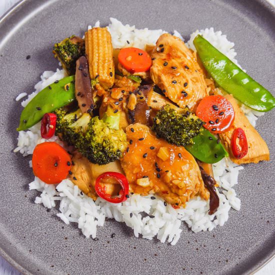 Spicy Chicken Stir Fry