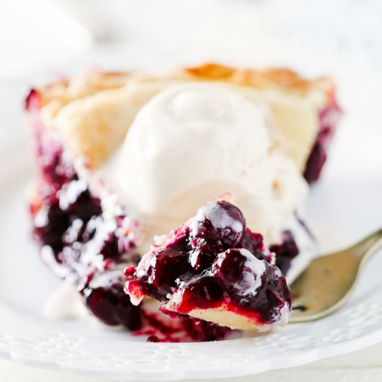 Gluten-Free Blueberry Pie