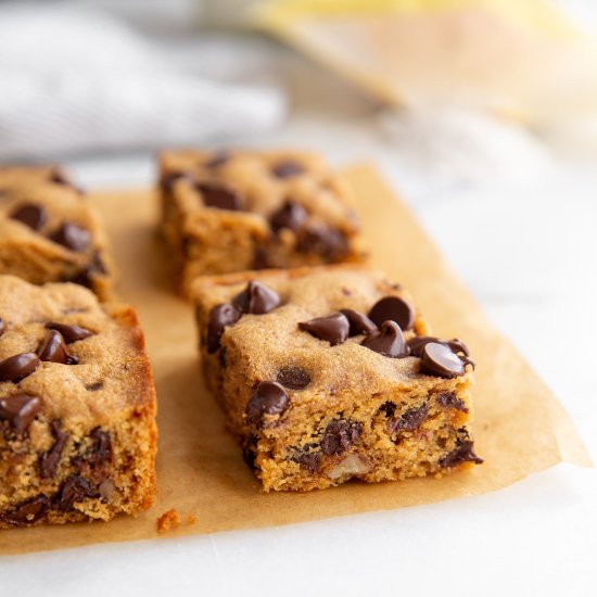 One-bowl GRAIN FREE cookie bars!