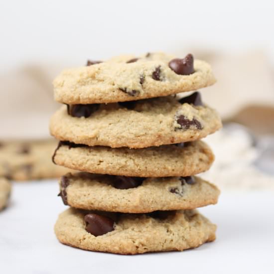 GF & Vegan Chocolate Chip Cookies