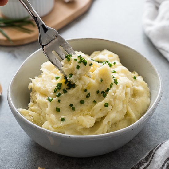 IP Garlic Mashed Potatoes