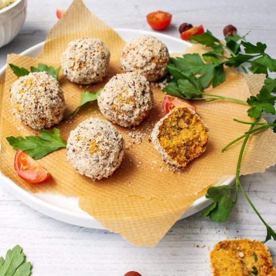 Hazelnut and Paprika Falafel