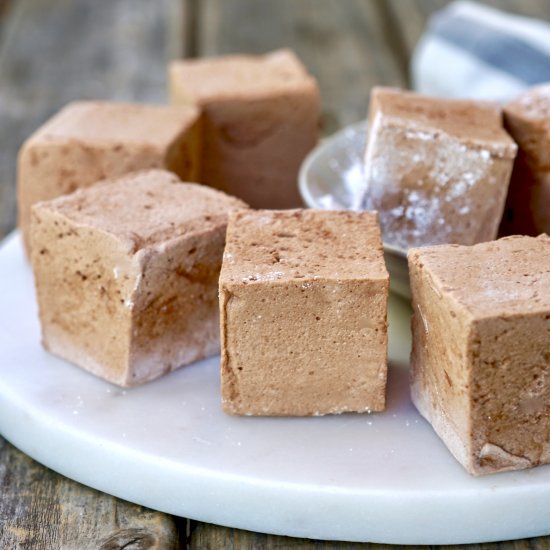 Homemade Chocolate Marshmallows