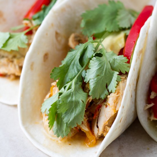 Crockpot Chicken Fajitas