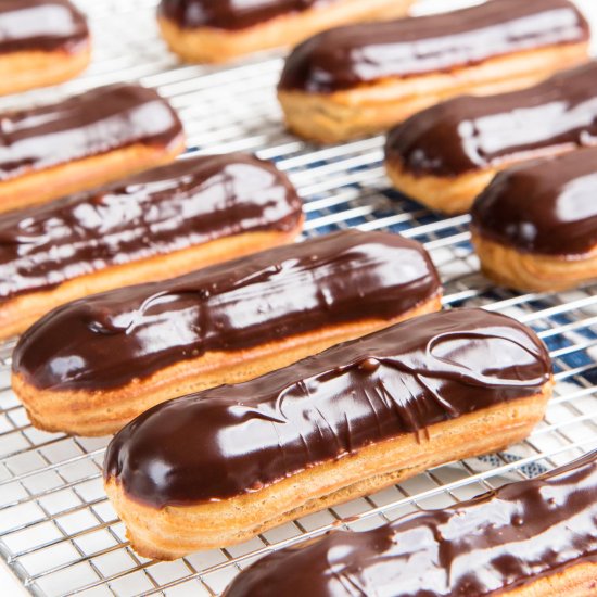 Perfect Chocolate Eclairs