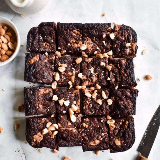 Vegan Peanut Butter Brownies