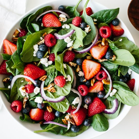 Berry Spinach Salad