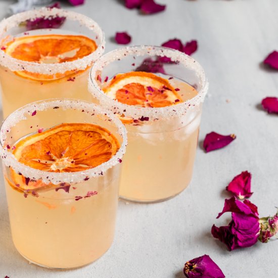 Vegan Grapefruit & Rose Paloma