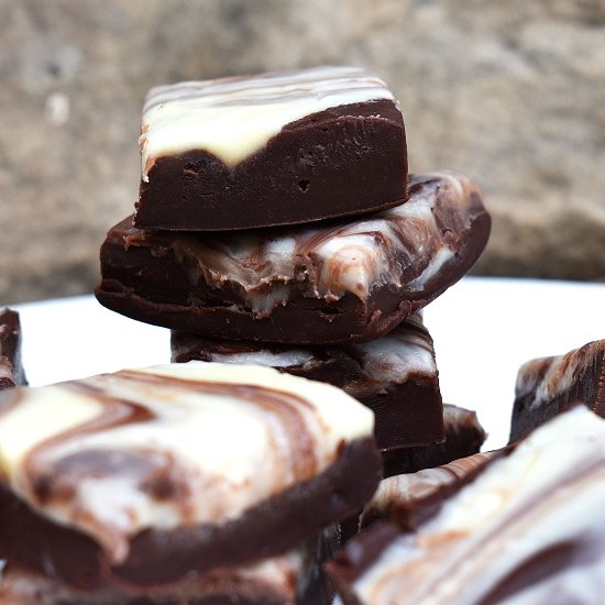 Chocolate Swirl Fudge