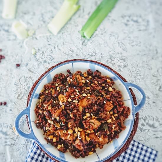 Asian stir-fried chicken