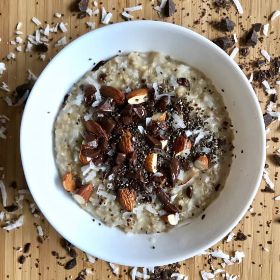 Almond Joy Oatmeal