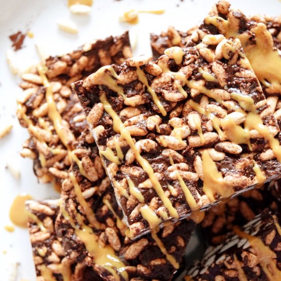 Chocolate Peanut Butter Rice Treats