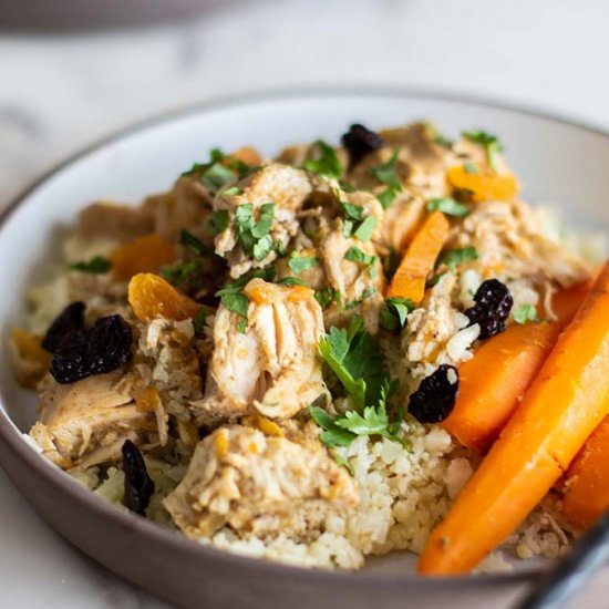 Crockpot Moroccan Chicken (Whole30)