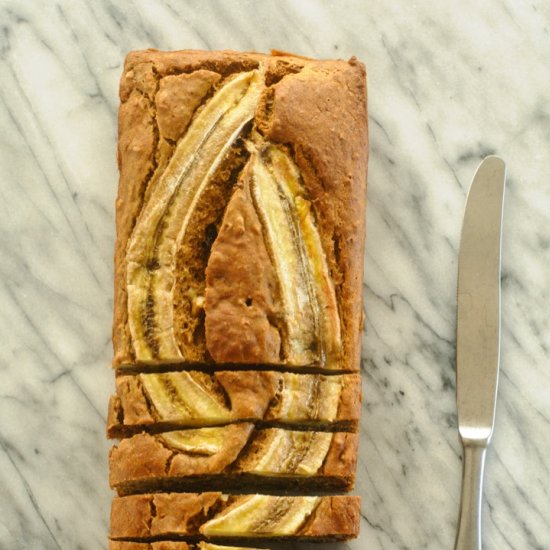 Banana Bread with Nuts and Fig