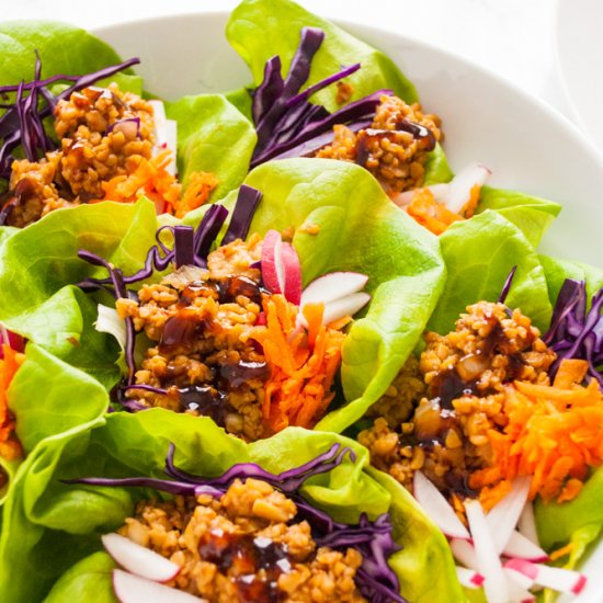 Vegetarian Lettuce Wraps