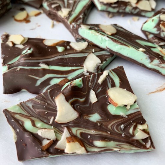 Dark Chocolate Mint Bark