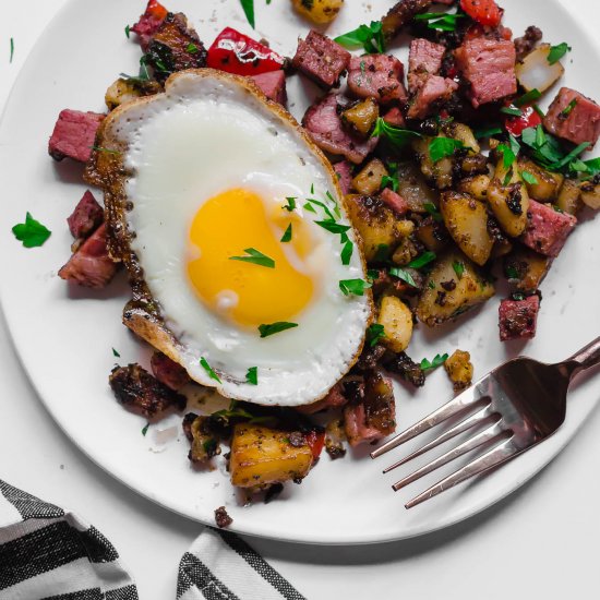 Leftover Corned Beef Hash