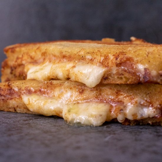 3 cheese grilled cheese