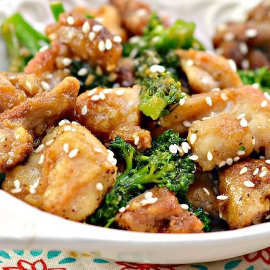 Keto Sesame Chicken