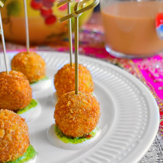 Indian Shrimp and Potato Croquettes