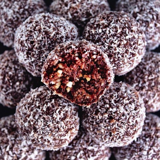 Decadent Lamington Bliss Balls