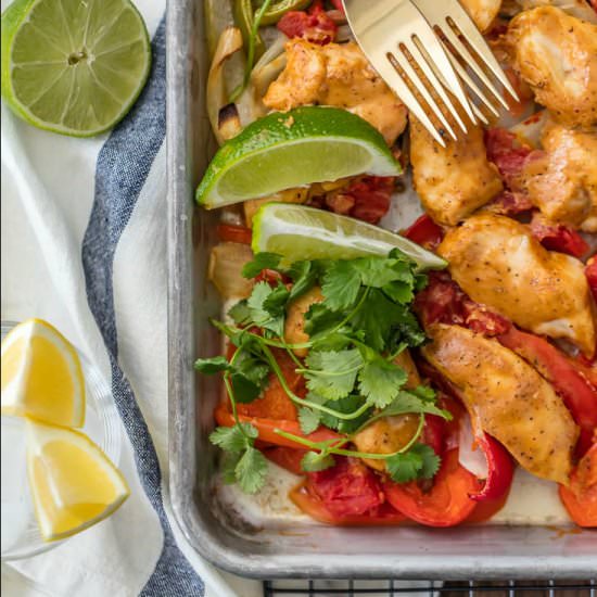 Baked Chicken Fajitas