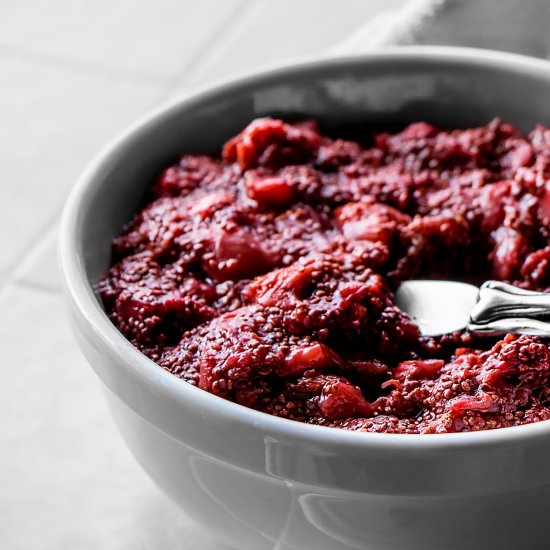 Homemade Strawberry Chia Seed Jam