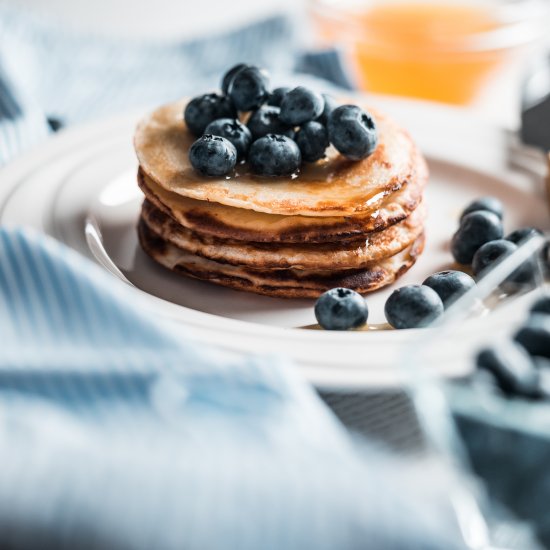 Coconut pancakes