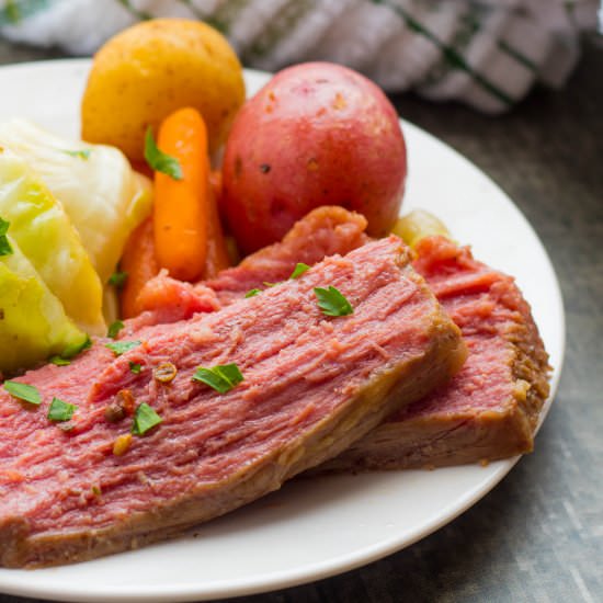 Instant Pot Corned Beef & Cabbage