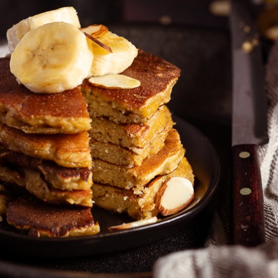 Paleo, Gluten-free Banana pancakes