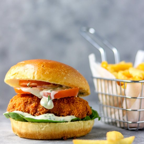 Crispy Fish Burger