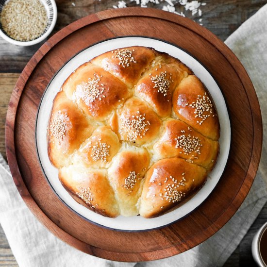 Coconut Pull Apart Buns