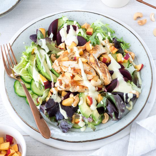 Chicken and Nectarine Summer Salad