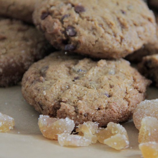 GINGER AND CHOCOLATE COOKIES