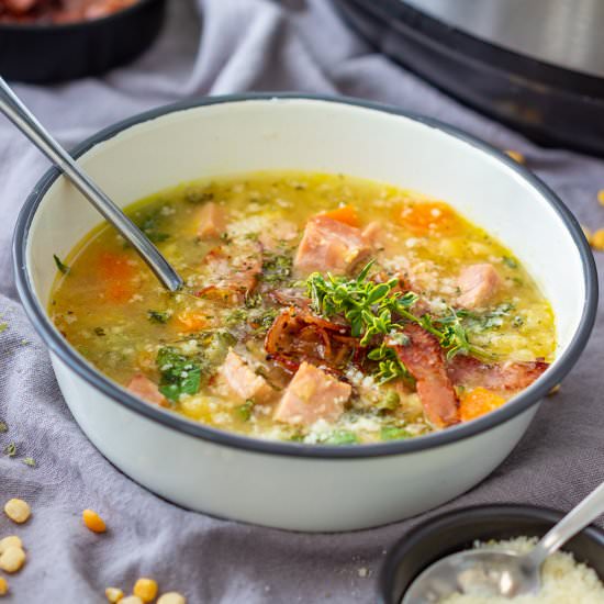 instant pot split pea soup