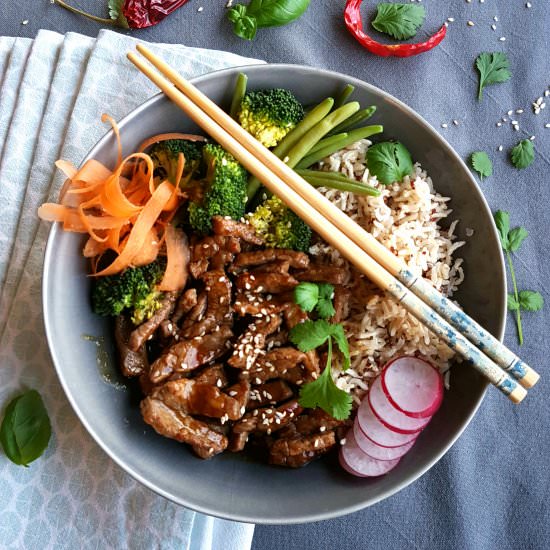 Korean Beef Bowls