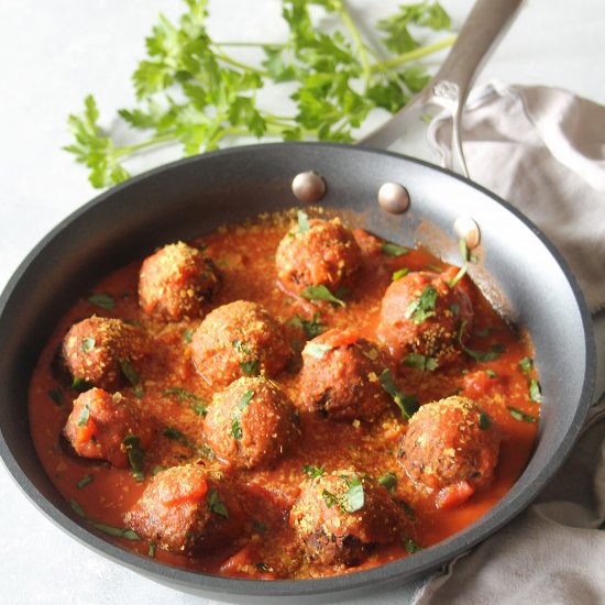 Smoky Black Bean “Meatballs”