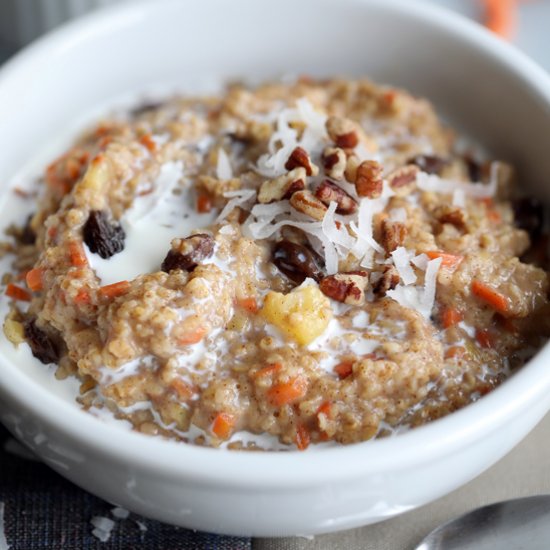 Carrot Cake Oatmeal