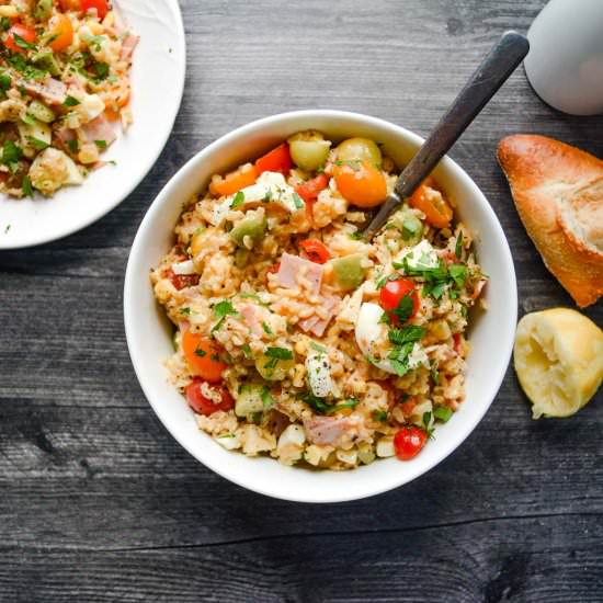 Rice Salad with Lemon Vinaigrette