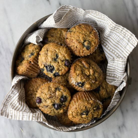 Blueberry Date Muffins