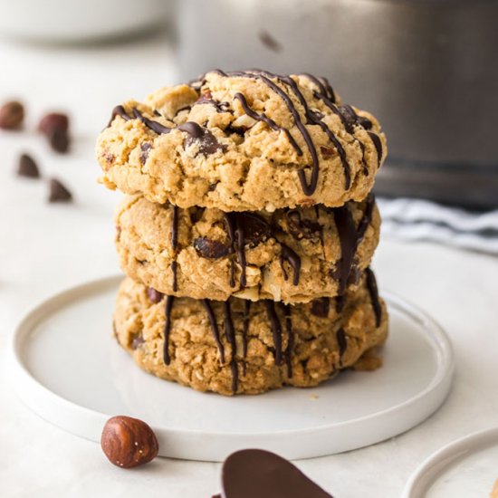 Chocolate Chip Hazelnut Cookies